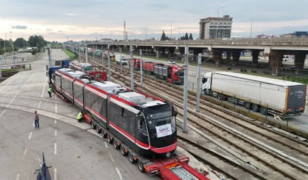 Bozankaya'nın Samsun i&ccedil;in &uuml;rettiği yeni nesil tramvaylar sefere &ccedil;ıktı