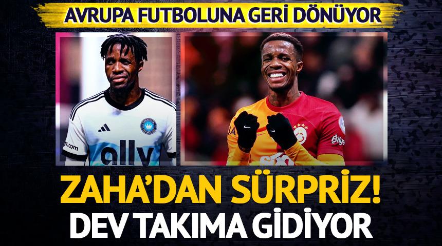 Galatasaray'ın eski yıldızı Avrupa'ya d&ouml;n&uuml;yor! Wilfried Zaha dev takıma imzayı atıyor