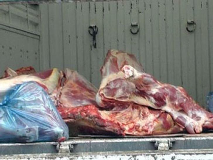 300 kilo kaçak et ele geçirildi