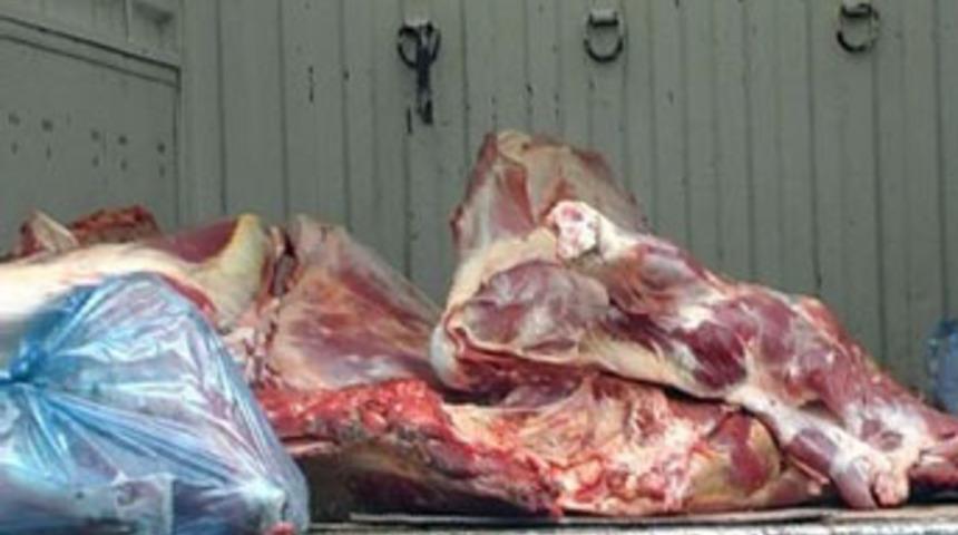 300 kilo ka&ccedil;ak et ele ge&ccedil;irildi