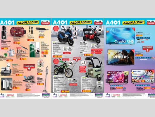 A101'e cross motosiklet geliyor! 10 Eyl&uuml;l 2026 A101 kataloğu 