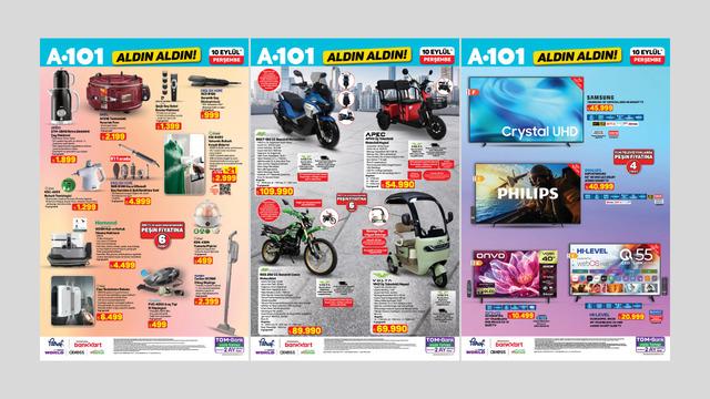 A101'e cross motosiklet geliyor! 10 Eylül 2026 A101 kataloğu 