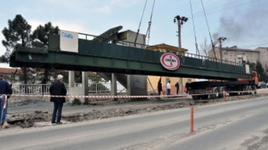 Erdemyuva üst geçidi kaldırıldı