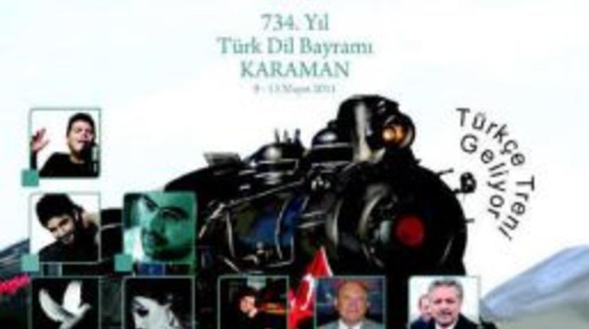 Karaman 734. T&uuml;rk Dil Bayramı başladı