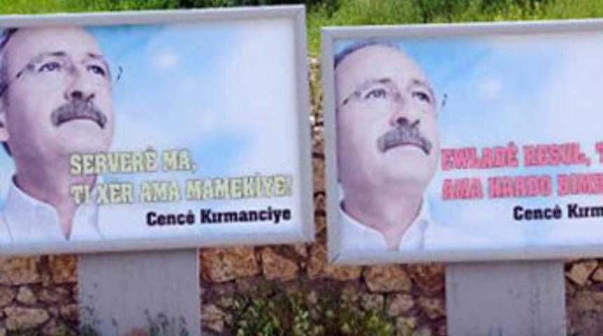 Afişlerin kaldırılmasına tepki