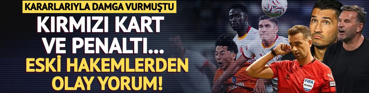 Başakşehir-Galatasaray ma&ccedil;ına hakem kararları damga vurmuştu! Trio ekibi yorumladı: Devam ettirilmeliydi...