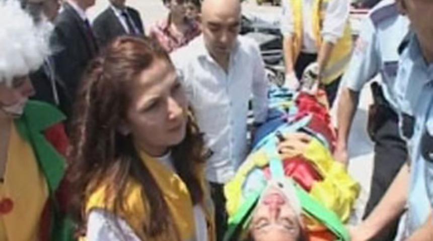 Çocuk şenliğinde faciadan dönüldü