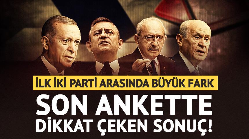 Son se&ccedil;imleri bilmişti! Dikkat &ccedil;eken anket: İlk iki arasında b&uuml;y&uuml;k fark
