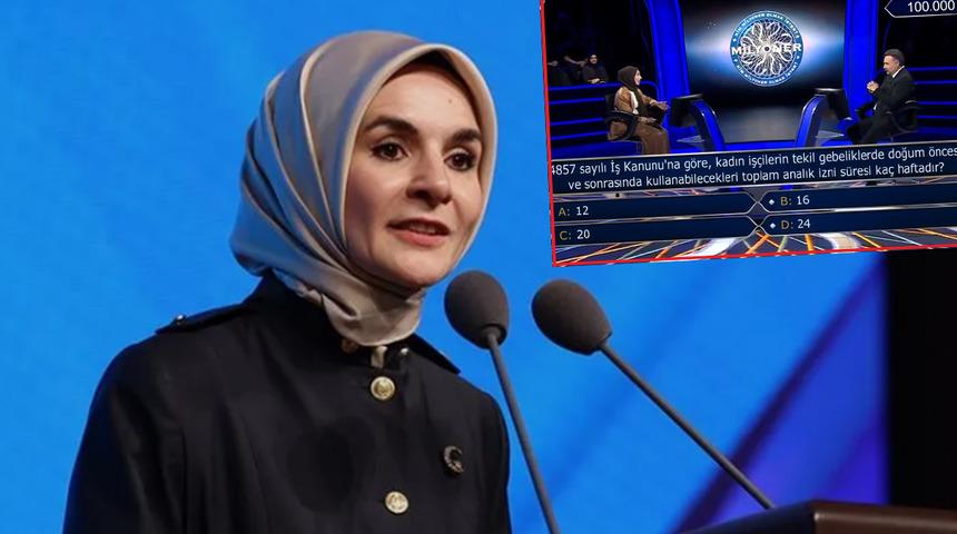 Kim Milyoner Olmak İster'de yarışmacı soruyu bilemedi! Bakan G&ouml;ktaş hemen hatırlatma yaptı