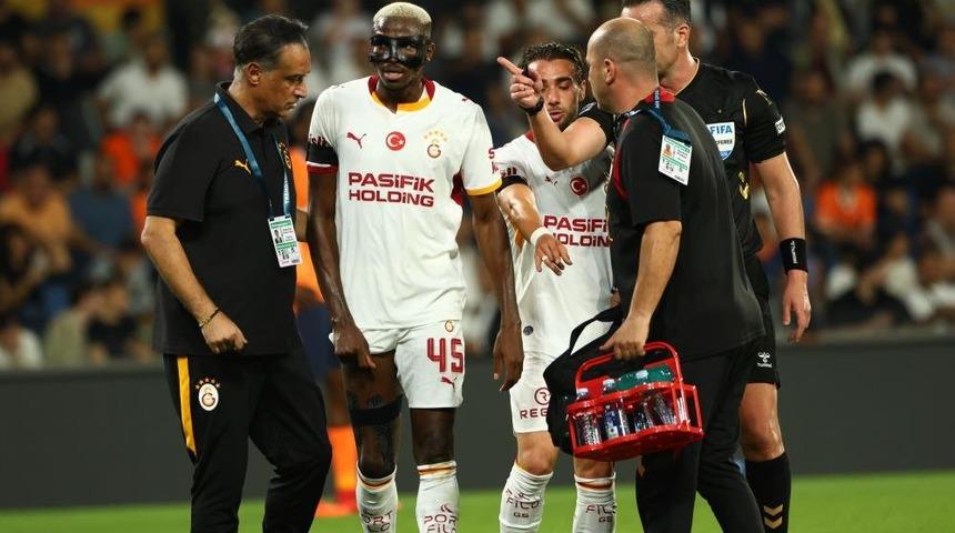 Sakatlanarak oyundan &ccedil;ıkmıştı! Galatasaray'dan Osimhen a&ccedil;ıklaması geldi
