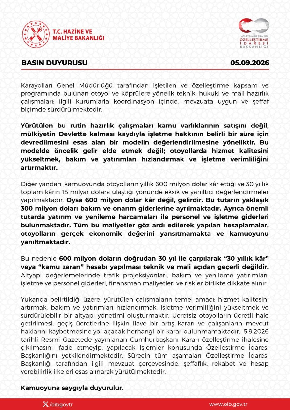Karar Resmi Gazete de: İşte &ouml;zelleştirme kapsamına alınan k&ouml;pr&uuml; ve otoyollar 3