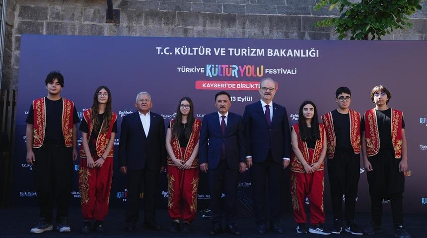 Kayseri'de T&uuml;rkiye K&uuml;lt&uuml;r Yolu heyecanı başladı