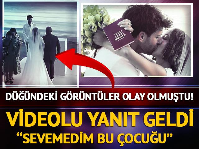 D&uuml;ğ&uuml;ndeki g&ouml;r&uuml;nt&uuml;ler olay olmuştu! Videolu yanıt geldi