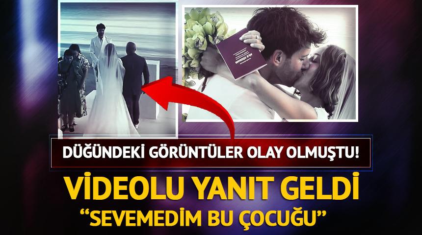 D&uuml;ğ&uuml;ndeki g&ouml;r&uuml;nt&uuml;ler olay olmuştu! Videolu yanıt geldi