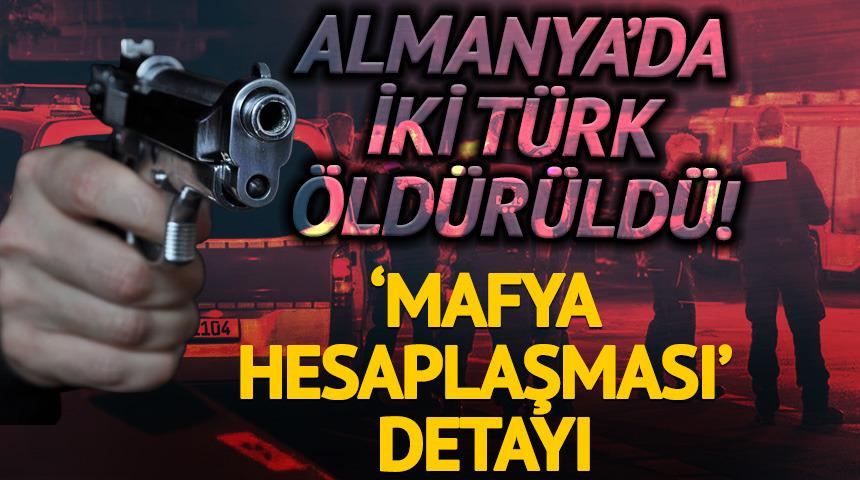 Almanya'da silahlı saldırı! 2 T&uuml;rk &ouml;ld&uuml;r&uuml;ld&uuml;: Mafya hesaplaşması detayı
