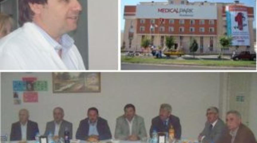 Belediye başkanları Medicalpark'ta ağırlandı