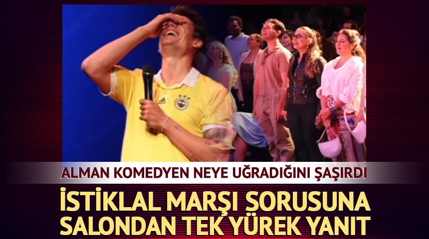 Komedyen neye uğradığını şaşırdı! Tek y&uuml;rek yanıt