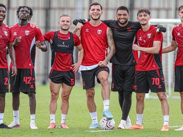 Samsunspor, Kocaelispor ma&ccedil;ı hazırlıklarını tamamladı