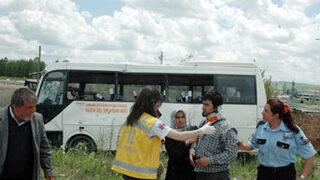 Akyurt'ta kaza: 1 ölü, 35 yaralı