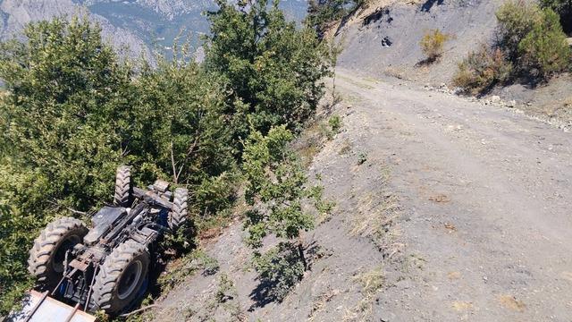 Amasya’da traktör devrildi! 1 ölü, 3 yaralı