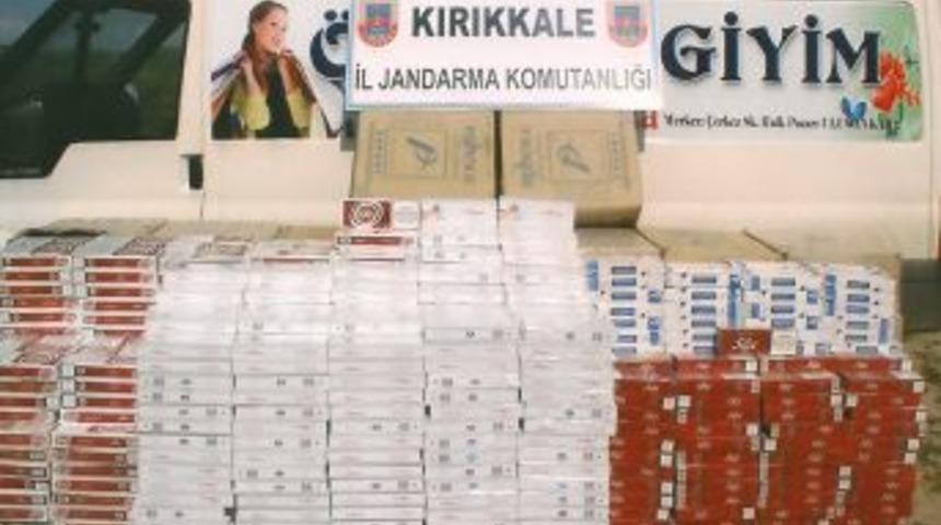 Kırıkkale&rsquo;de 30 bin paket ka&ccedil;ak sigara ele ge&ccedil;irildi