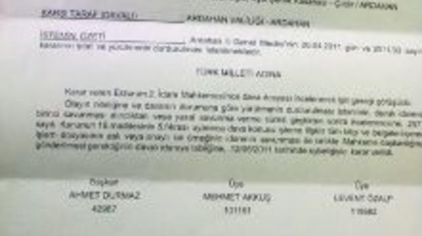 Ardahan İl Genel Meclisi fesih yolunda