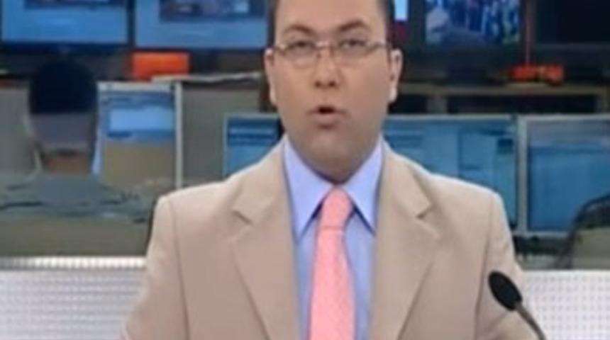 Spikerin canlı yayında maganda isyanı