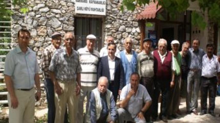 AK Parti Muğla adayı &Ouml;zden k&ouml;yleri ziyaret etti