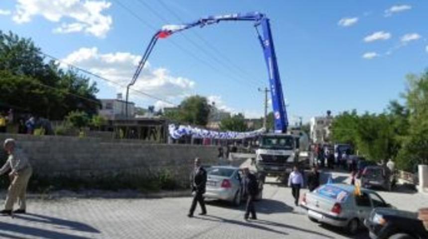 Besni'de 240 kişilik kız yurdunun temeli atıldı