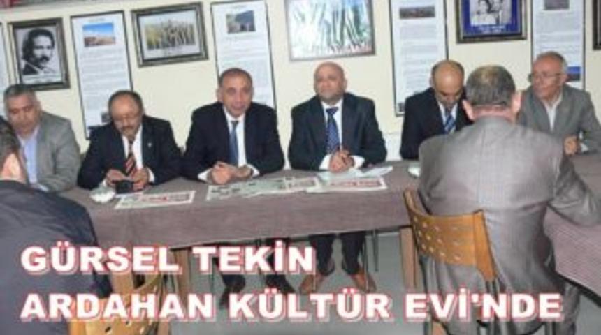 CHP'li G&uuml;rsel Tekin Ardahan K&uuml;lt&uuml;r Evi'nde!