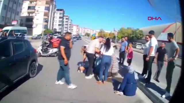 Aksaray'da trafik kazası! Polis memuru ve eşi yaralandı