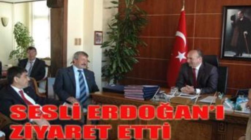 Sesli Erdoğan&rsquo;ı ziyaret etti