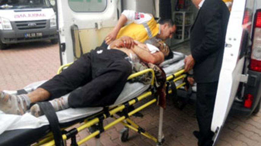 Pompalı t&uuml;fekle intihar etmek istedi