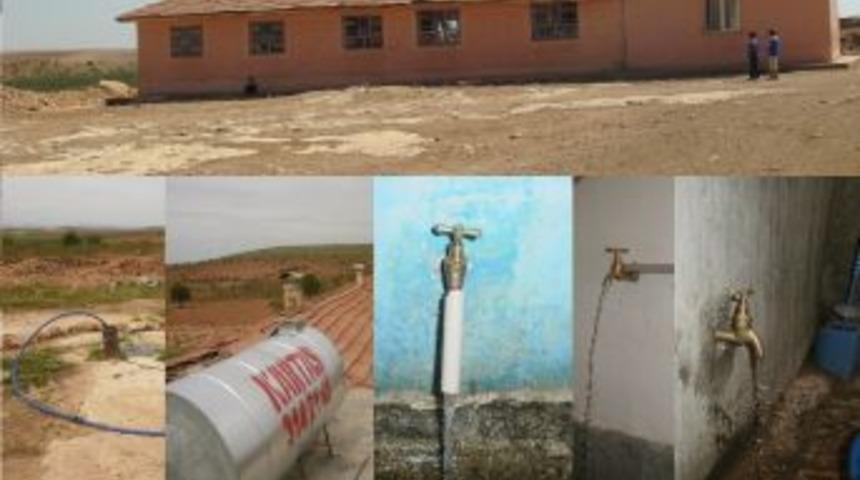 Susuz okul suya kavuştu