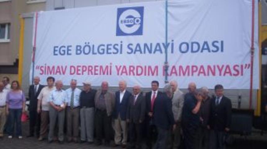 EBSO Simav&rsquo;a yardım malzemeleri yolladı