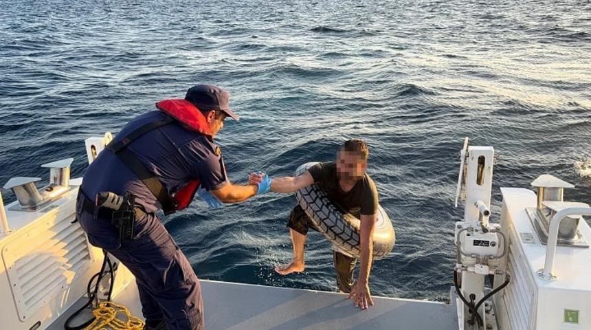 Yer: Muğla! Yunanistan'a ge&ccedil;meye &ccedil;alışan g&ouml;&ccedil;men yakalandı