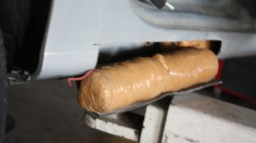 Erzincan&rsquo;da 8 kilo eroin ele ge&ccedil;irildi