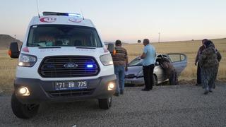 Kırıkkale'de otomobil takla attı: 4 yaralı