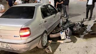 Elazığ'da otomobil ile motosiklet çarpıştı: 1 yaralı