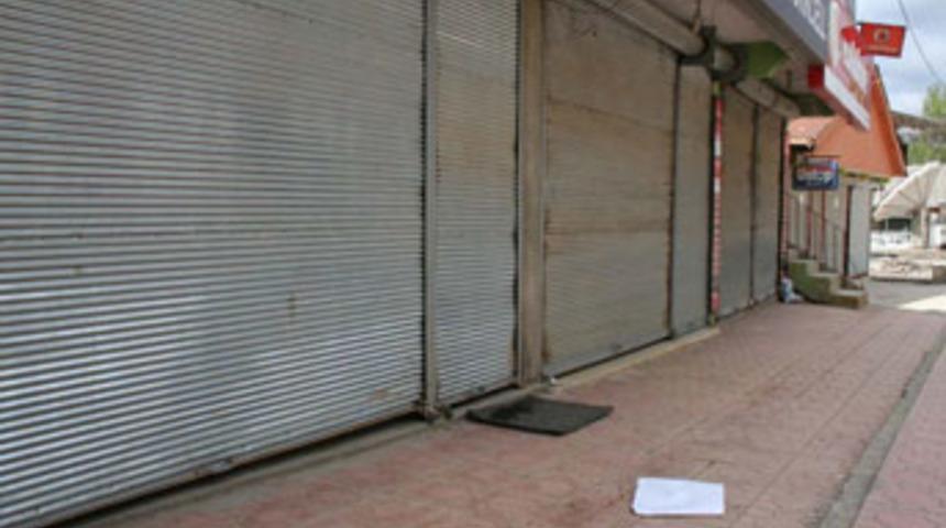 Şırnak'ta kepenkler açılmadı