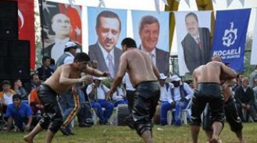 Başiskele’deki güreşler Kırkpınar'ı aratmadı