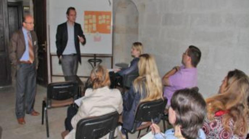 Avrupalı eğitimciler Nevşehir'de inceleme yapıyor