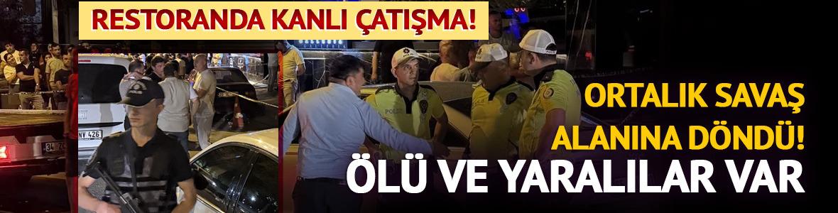 Denizli'de restoranda kanlı &ccedil;atışma: 2 &ouml;l&uuml;, 3 yaralı
