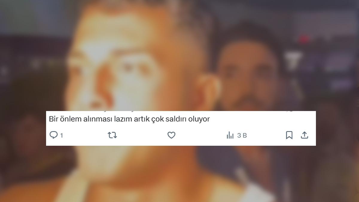 Skandalın b&ouml;ylesi! Fenerbah&ccedil;e ma&ccedil;ının ardından g&ouml;z&uuml; d&ouml;nm&uuml;ş holigan, kadın muhabire saldırdı 3
