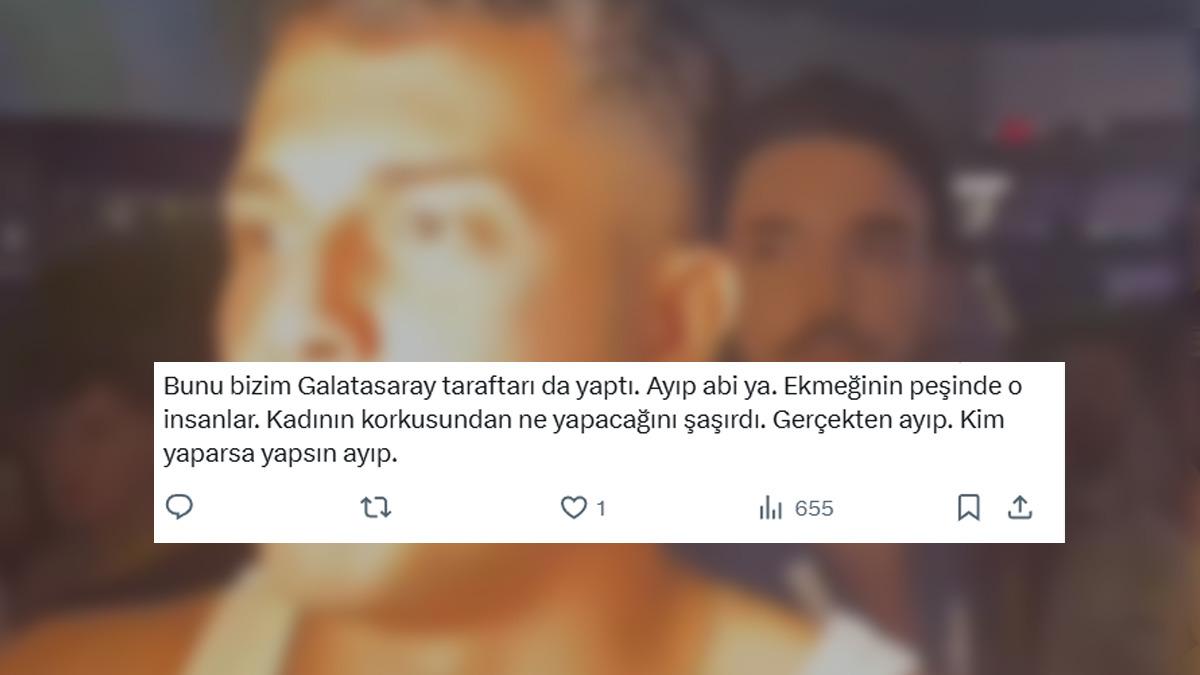 Skandalın b&ouml;ylesi! Fenerbah&ccedil;e ma&ccedil;ının ardından g&ouml;z&uuml; d&ouml;nm&uuml;ş holigan, kadın muhabire saldırdı 5