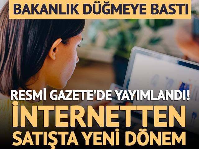 İnternetten satışta yeni d&ouml;nem! "Vergisiz satış" devri bitti