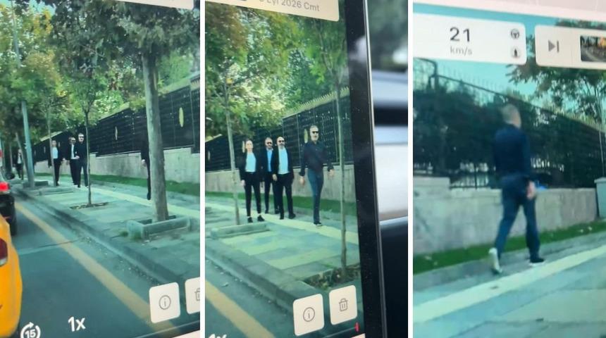 Hakan Fidan s&uuml;rprizi! Kaldırımda y&uuml;r&uuml;rken denk geldi