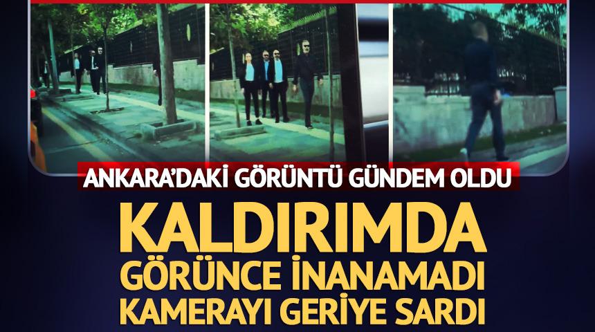 Hakan Fidan s&uuml;rprizi! Kaldırımda y&uuml;r&uuml;rken denk geldi
