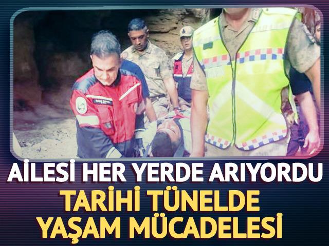 Ailesi g&uuml;nlerdir arıyordu! Kayıp gen&ccedil; tarihi t&uuml;nelde bulundu