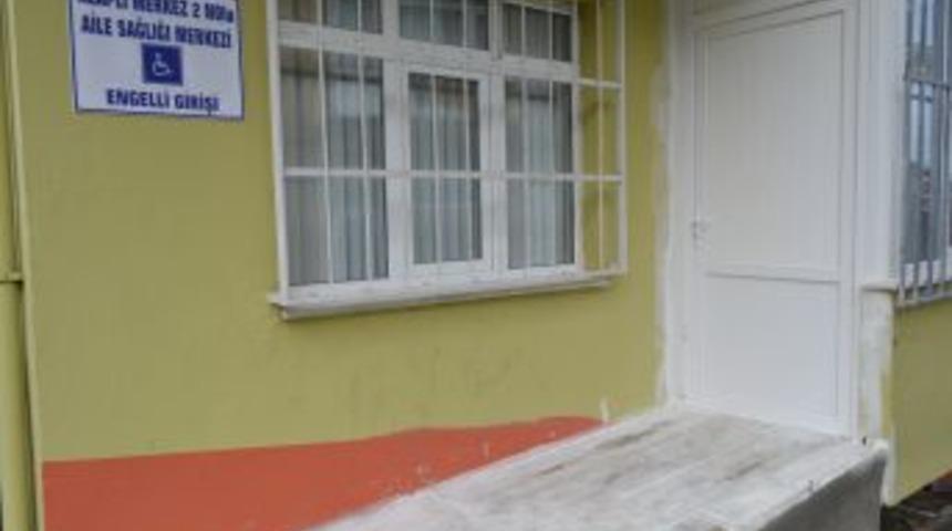 Aile sağlığı merkezine engelli rampası